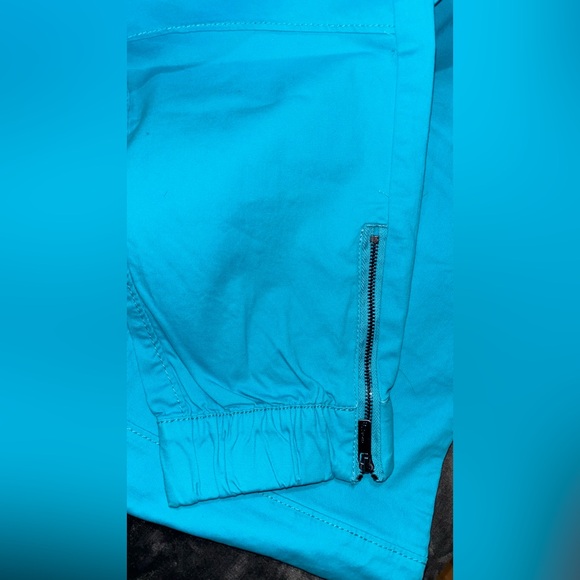 Bespoke light blue cargo-style jogger pants - Picture 14 of 14